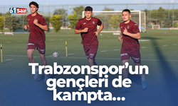 Trabzonspor’un gençleri de kampta…