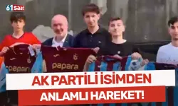 AK Partili Başkan Yardımcısından anlamlı hareket! Trabzonspor...