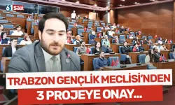 Trabzon'da Gençlik Meclisi'nden 3 projeye onay...