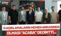O açıklamaların hemen arkasında olması "acaba" dedirtti...