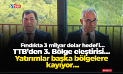 TTB’den 3. Bölge eleştirisi… Yatırımlar başka bölgelere kayıyor…