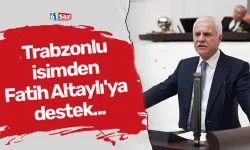 Trabzonlu isimden Fatih Altaylı'ya destek...