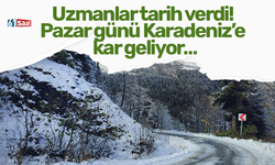 Uzmanlar tarih verdi! Pazar günü Karadeniz’e kar geliyor…