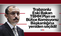 Trabzonlu  Eski Bakan  TBMM Plan ve  Bütçe Komisyonu  Başkanlığına  yeniden seçildi!