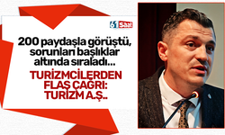 200 paydaşla görüştü, sorunları başlıklar altında sıraladı… Turizmcilerden flaş çağrı: Turizm A.Ş.