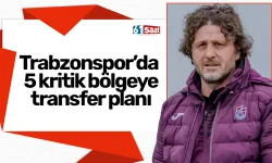 Trabzonspor’da 5 kritik bölgeye transfer planı