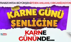Trabzon'da Büyükşehir'den anlamlı organizasyon! Karne gününde...