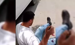 Kadın kendisini rahatsız eden adamı ayağından vurdu