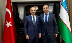 Özbekistan’ın yeni Ankara büyükelçisine Trabzon’dan nezaket ziyareti