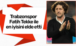 Trabzonspor Fatih Tekke ile en iyisini elde etti