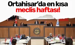 Ortahisar’da en kısa meclis haftası