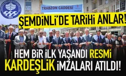 Trabzon - Şemdinli kardeş oldu! Tarihi anlar...