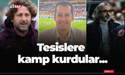 Tesislere kamp kurdular!