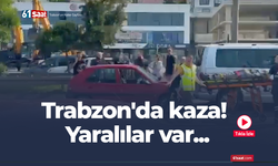 Trabzon'da kaza! Yaralılar var...