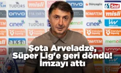 Şota Arveladze, Süper Lig'e geri döndü! İmzayı attı