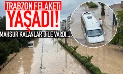 Trabzon felaketi yaşadı. Devlet sahil yolu sular altında kaldı...