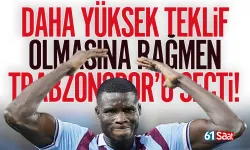 Onuachu için, daha yüksek teklif verdiler ama Trabzonspor'u seçti...