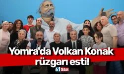 Yomra'da Volkan Konak rüzgarı esti!