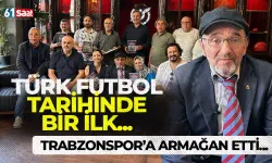 Türk futbolu tarihinde bir ilk… Trabzonspor’a armağan etti…