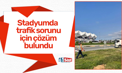 Stadyumda trafik sorunu için çözüm bulundu