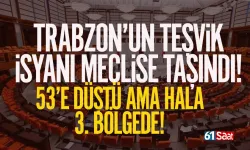 Trabzon'un teşvik isyanı, meclise taşındı!
