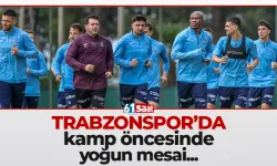 Trabzonspor'da kamp öncesi yoğun mesai...