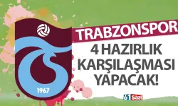 Trabzonspor, 4 hazırlık karşılaşması yapacak!