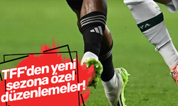 TFF'den yeni sezona özel düzenlemeler!