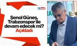 Şenol Güneş, Trabzonspor ile devam edecek mi?Açıkladı
