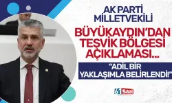Milletvekili Büyükaydın’dan Trabzon’un teşvik statüsüyle ilgili açıklama... "Adil bir yaklaşımla belirlendi..."