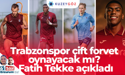 Trabzonspor çift forvet oynayacak mı? Fatih Tekke açıkladı