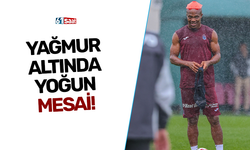Yağmur altında yoğun mesai!