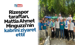Rizespor taraftarı, Mattia Ahmet Minguzzi'nin kabrini ziyaret etti!
