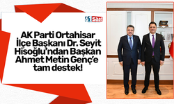 AK Parti Ortahisar İlçe Başkanı Dr. Seyit Hisoğlu’ndan Başkan Ahmet Metin Genç’e tam destek!