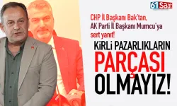 Bak'tan Mumcu'ya yanıt:  Kirli pazarlıkların içinde olmadık, olmayız.