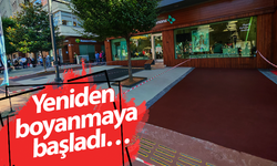 Yeniden boyanmaya başladı…