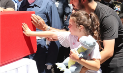 Şehit  Ümit Üzüm'ün kızından babasına veda