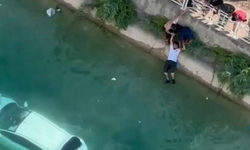 Sulama  kanalında  can pazarı