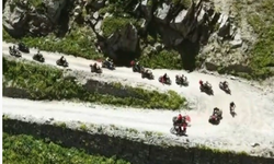 Derebaşı Virajları’nda motosiklet turu gerçekleştirildi!
