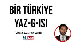 Vedat Uzuner yazdı! BİR TÜRKİYE YAZ-G-ISI
