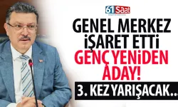 Genel Merkez işaret etti, Ahmet Metin Genç yeniden aday...