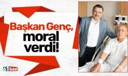 Başkan Genç, moral verdi!