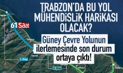 Trabzon'da bu yol mühendislik harikası olacak! Trabzon'un ulaşımını dönüştürecek...