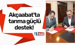 Akçaabat'ta tarıma güçlü destek!