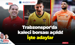 Trabzonspor'da kaleci borsası açıldı! İşte adaylar