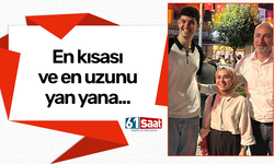 Trabzon’da en uzun ve en kısa yan yana