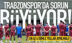 Trabzonspor'da sorun büyüyor! En az 4 isim gönderilmeli...
