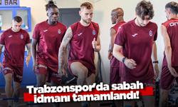 Trabzonspor'da sabah idmanı tamamlandı!