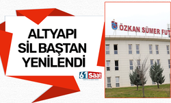 Altyapı sil baştan yenilendi