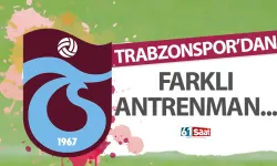 Trabzonspor'dan farklı antrenmanlar!